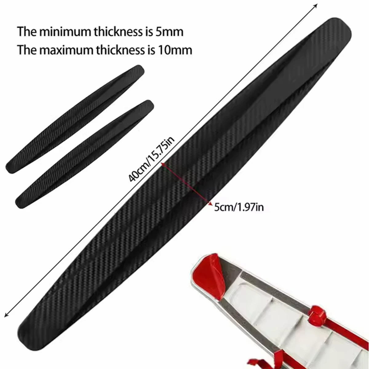 Black Colour Strip( 4 Pcs)